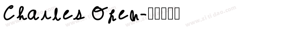 Charles Open字体转换